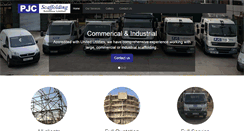 Desktop Screenshot of pjcscaffolding.co.uk